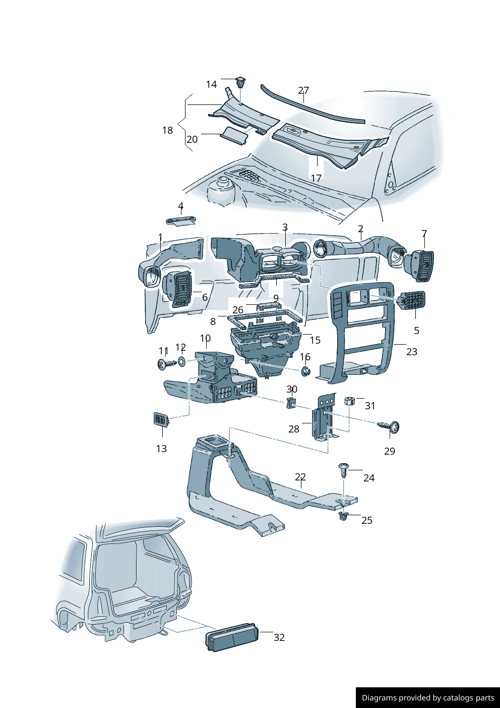 Car part diagram