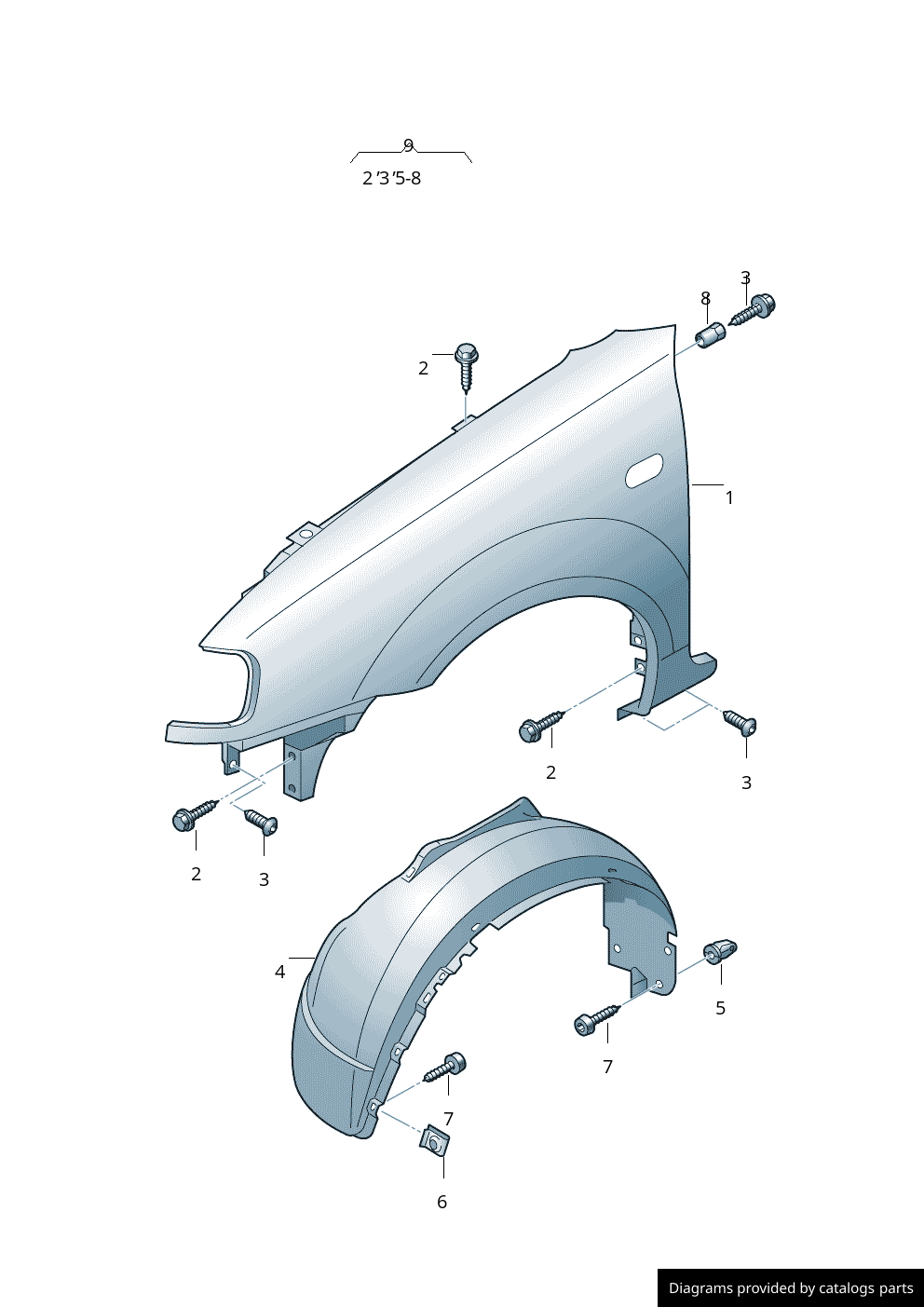Car part diagram