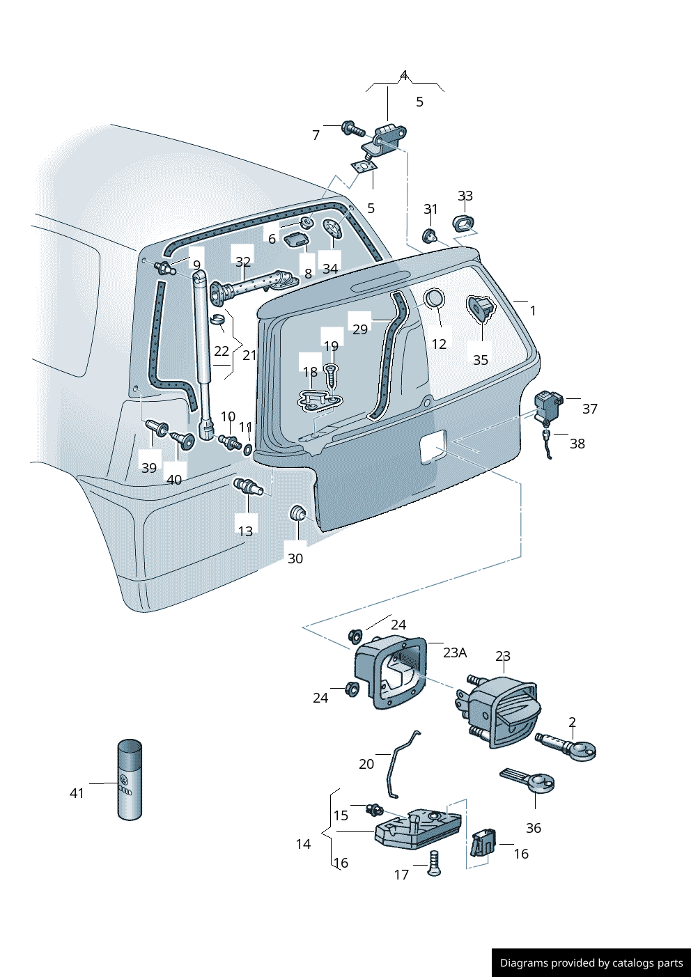 Car part diagram
