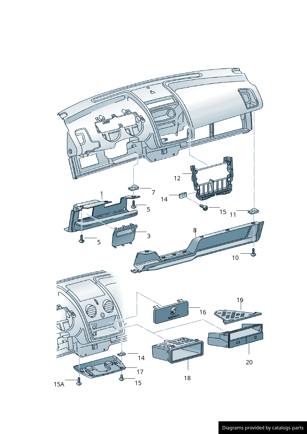 Car part diagram