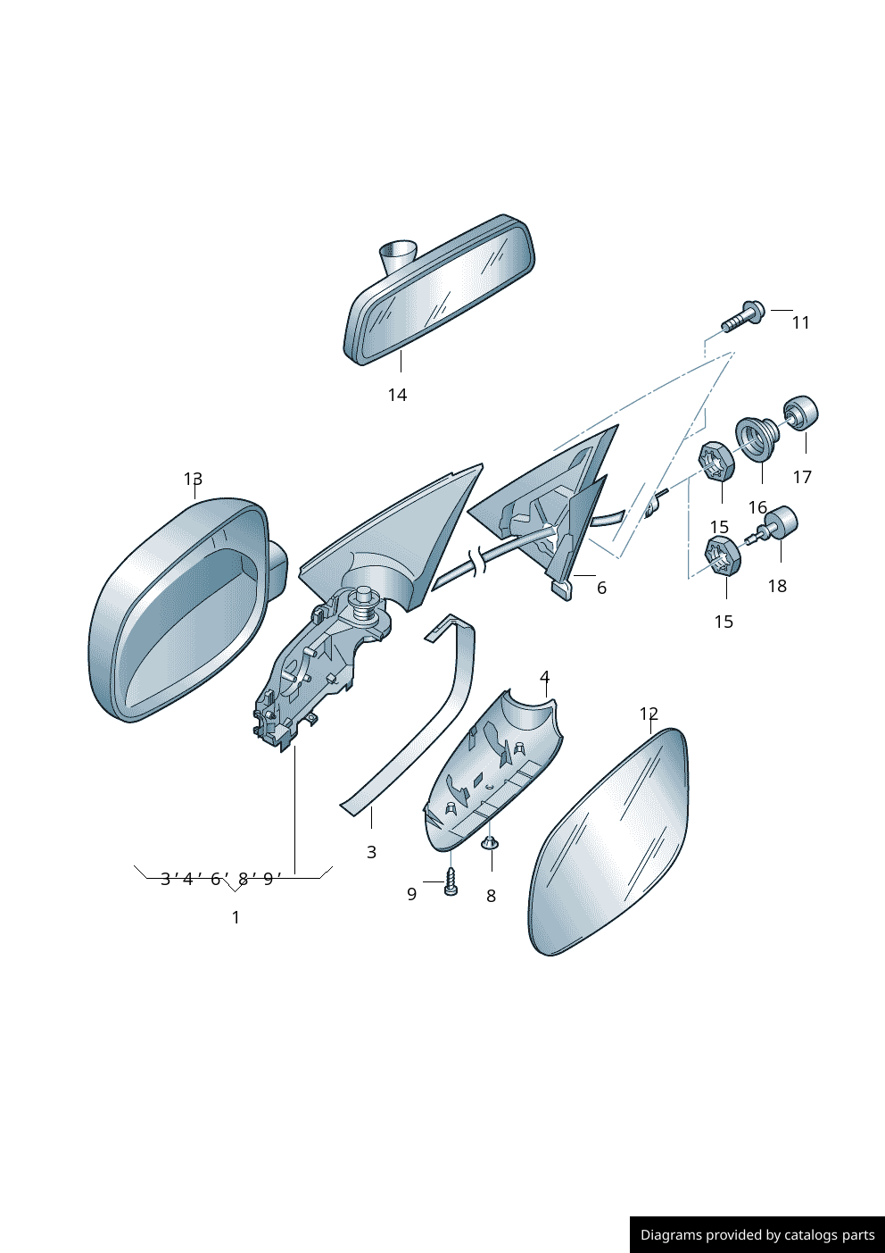 Car part diagram