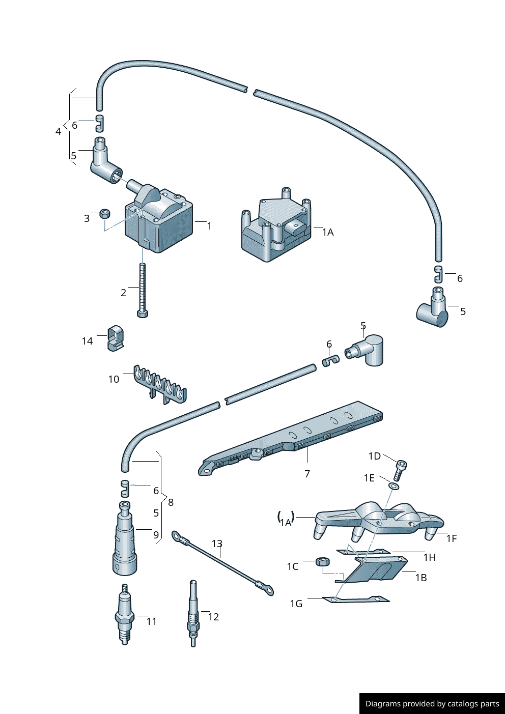 Car part diagram