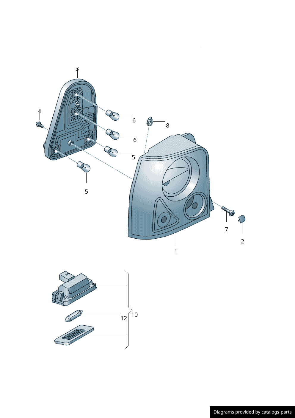 Car part diagram