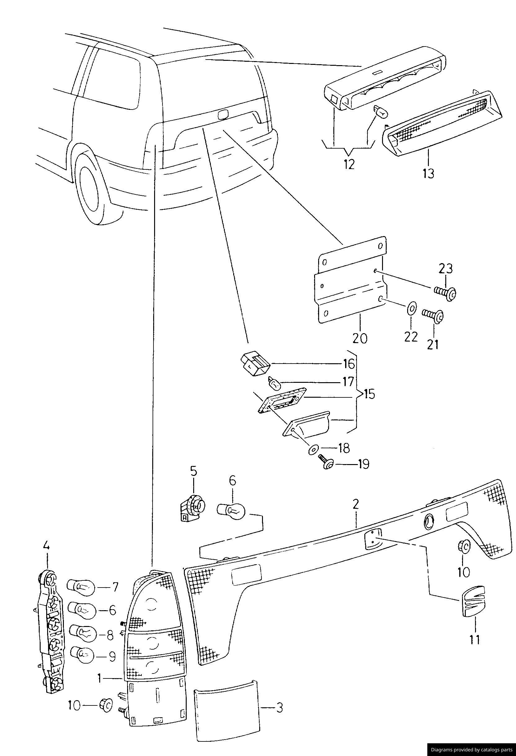 Car part diagram