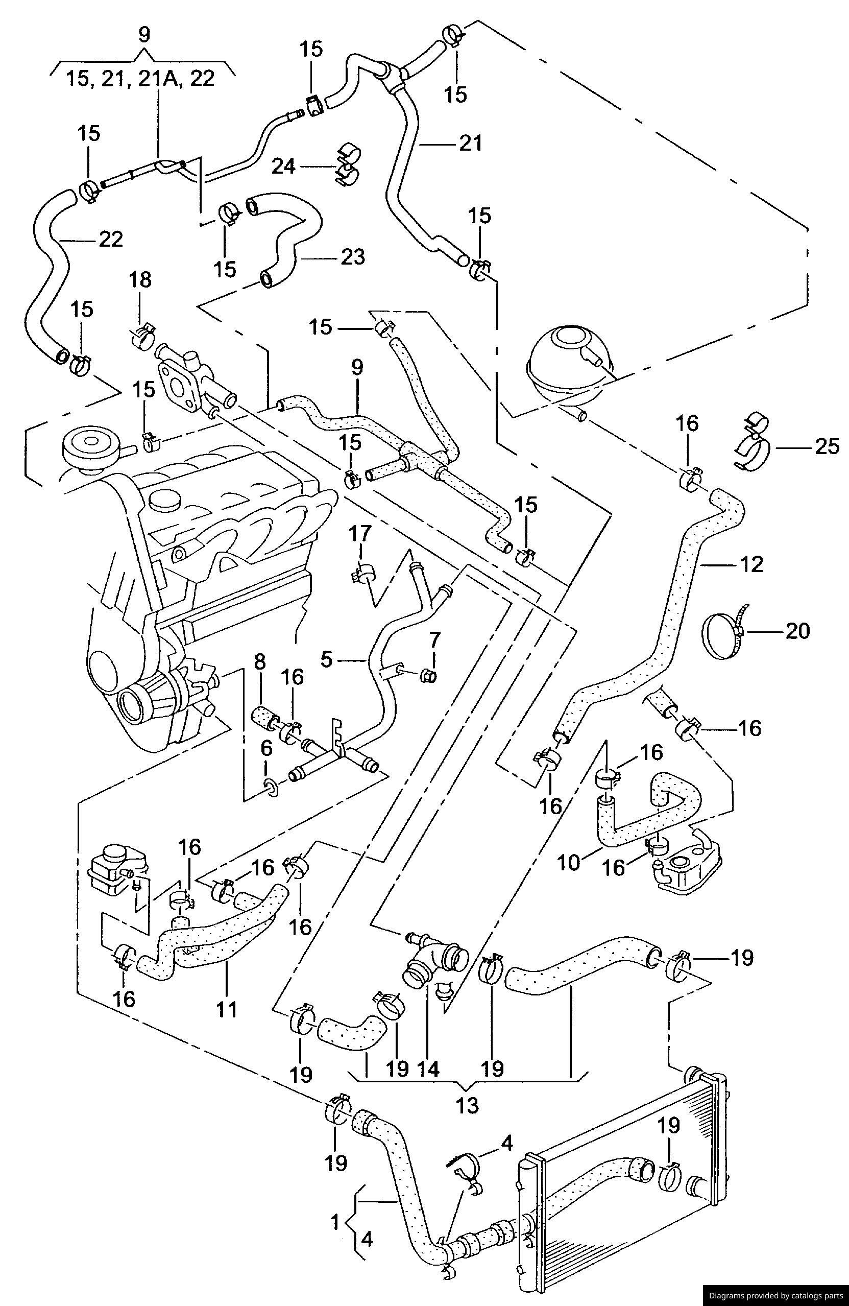 Car part diagram
