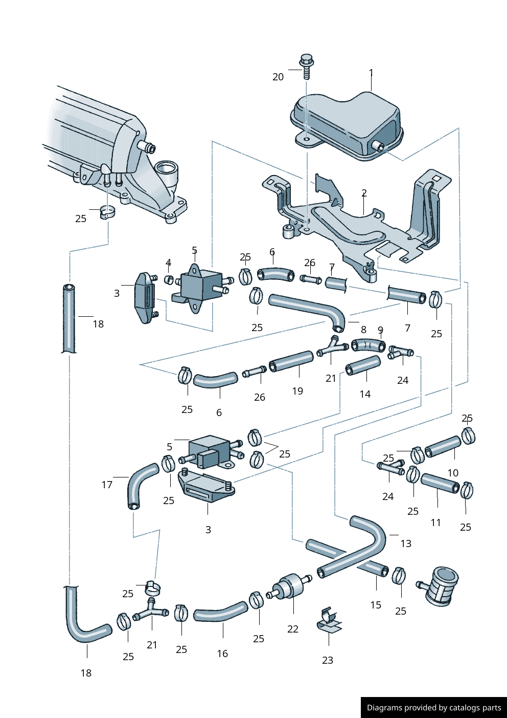 Car part diagram