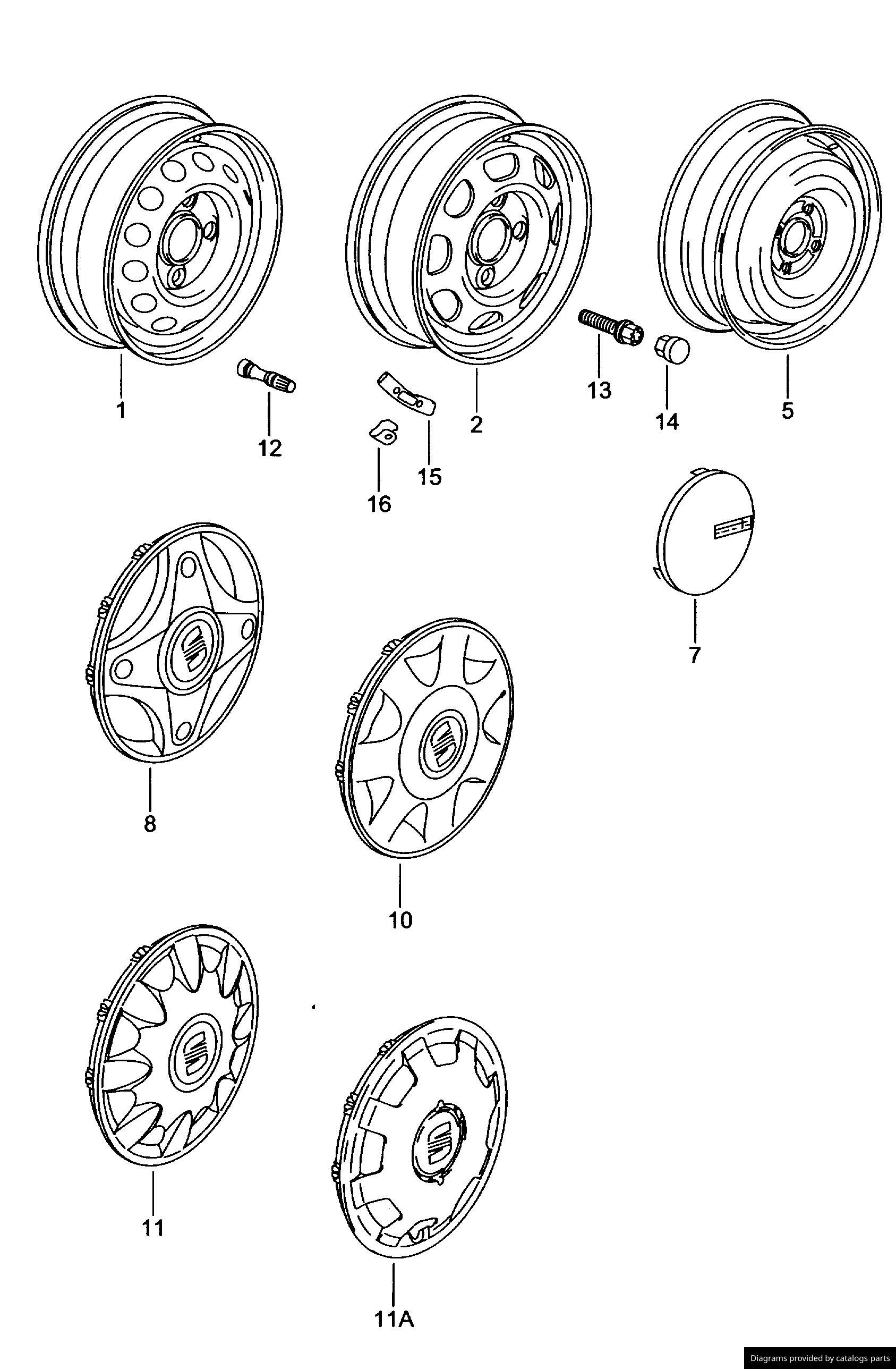 Car part diagram