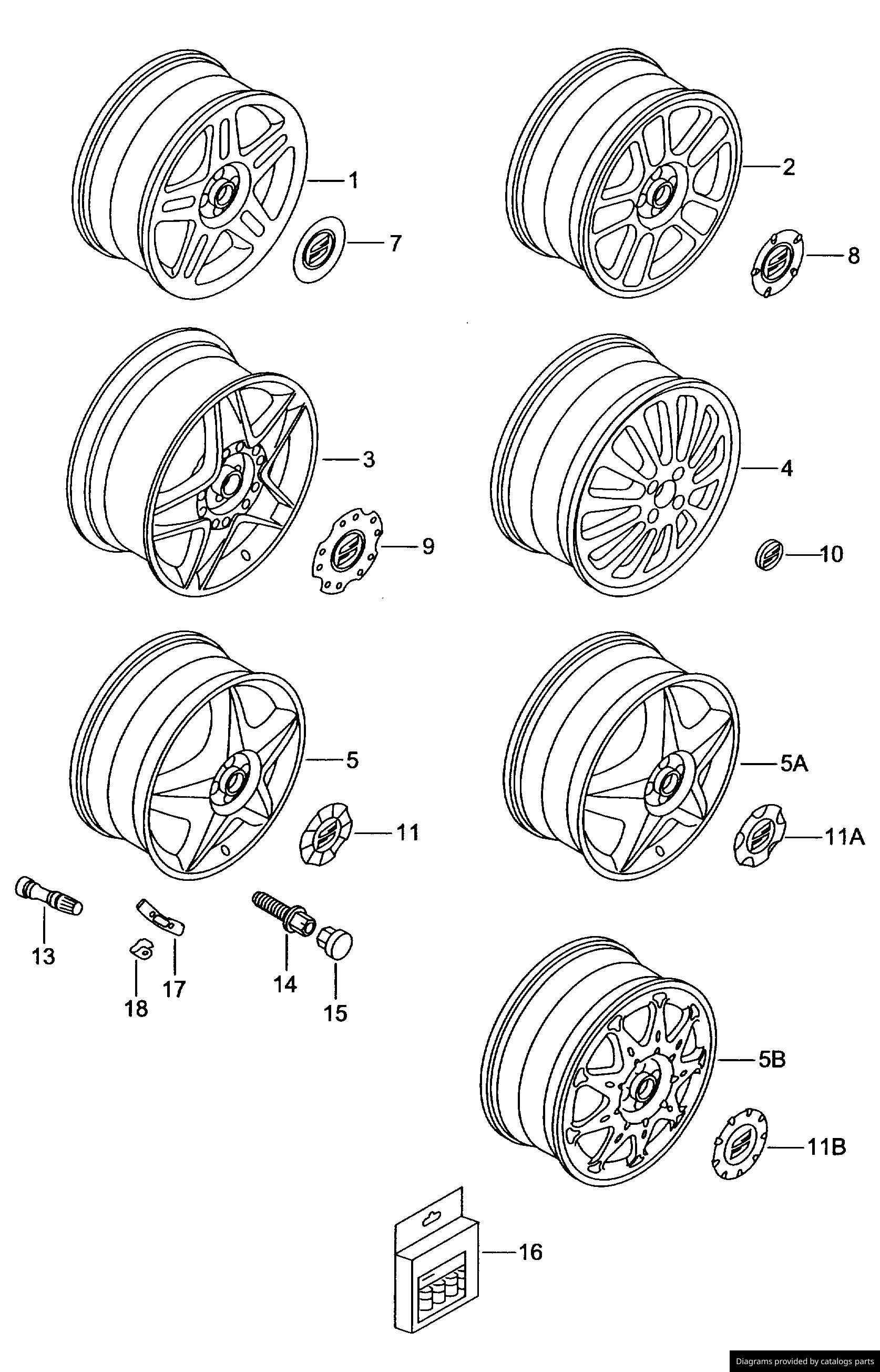 Car part diagram