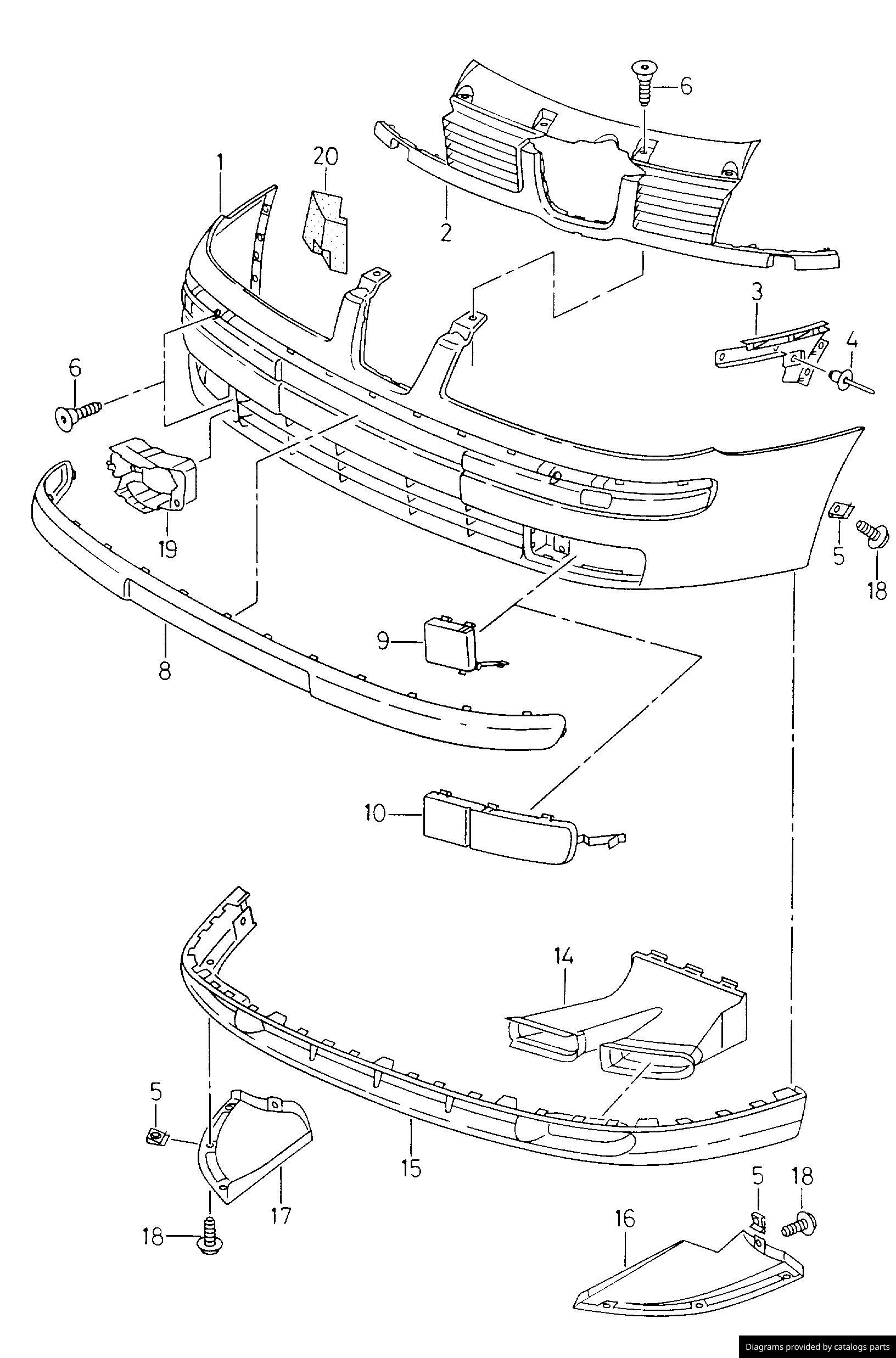 Car part diagram
