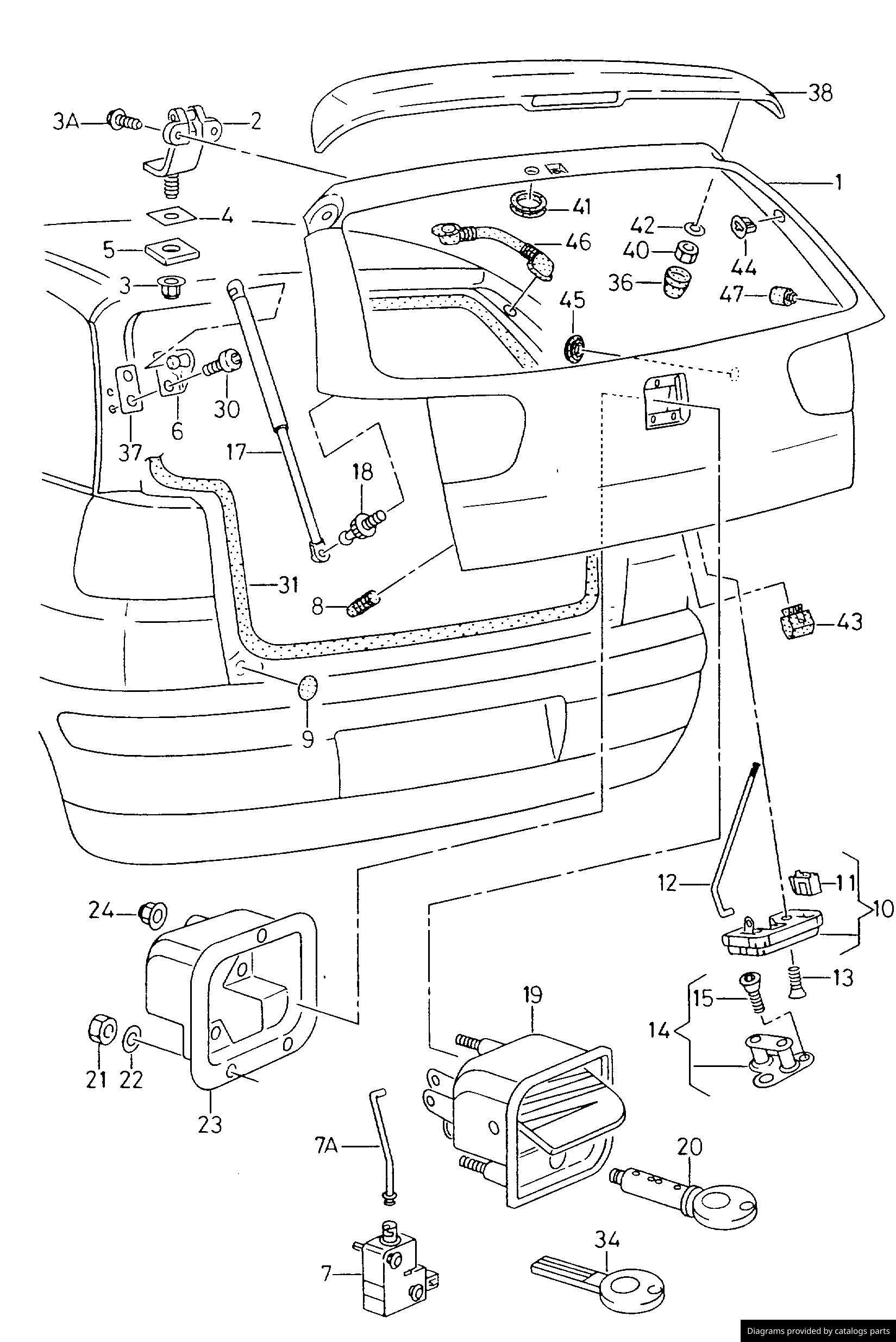 Car part diagram
