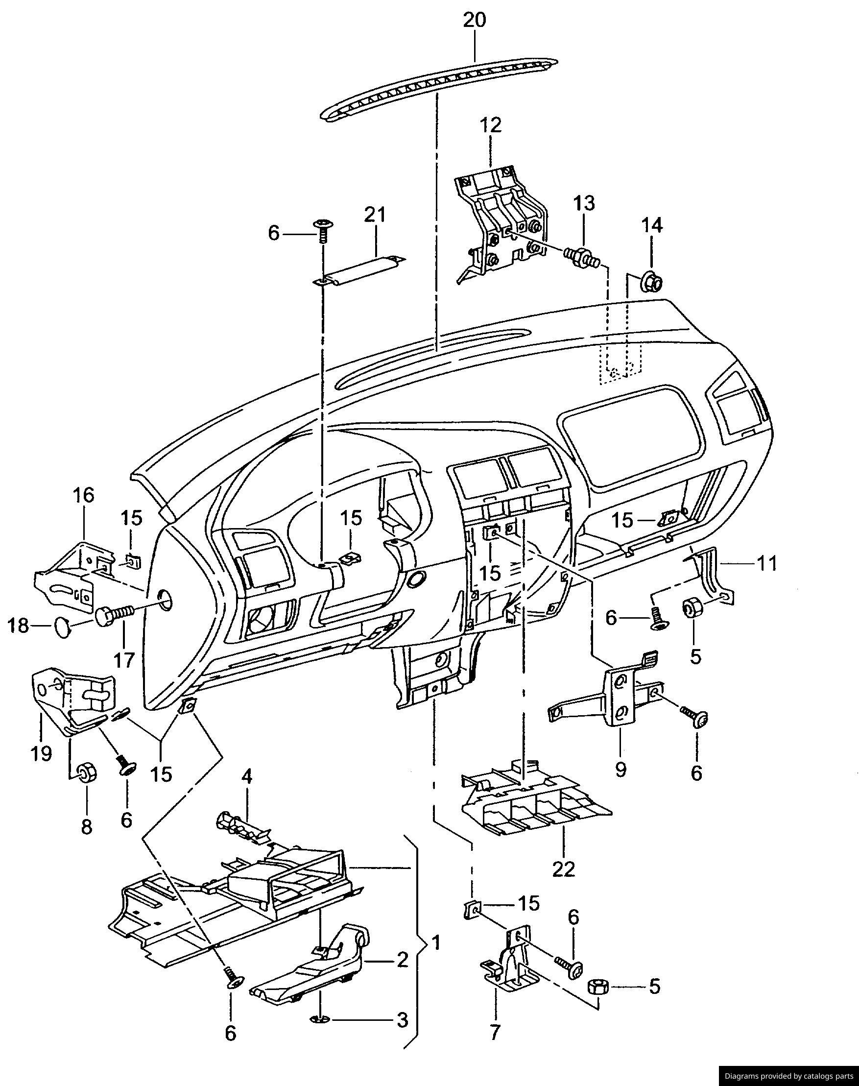 Car part diagram