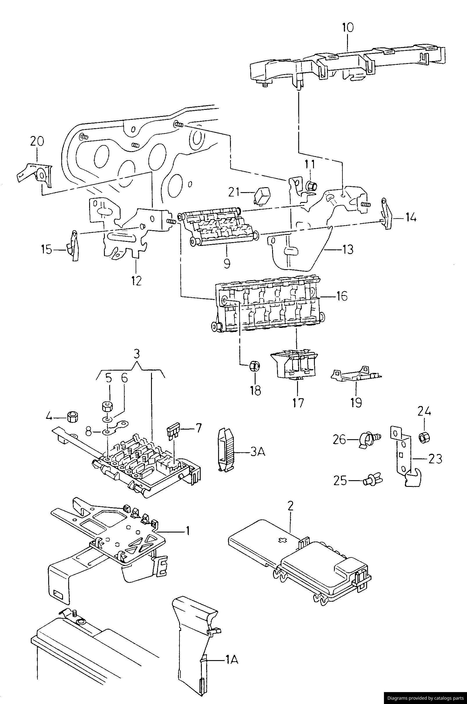 Car part diagram