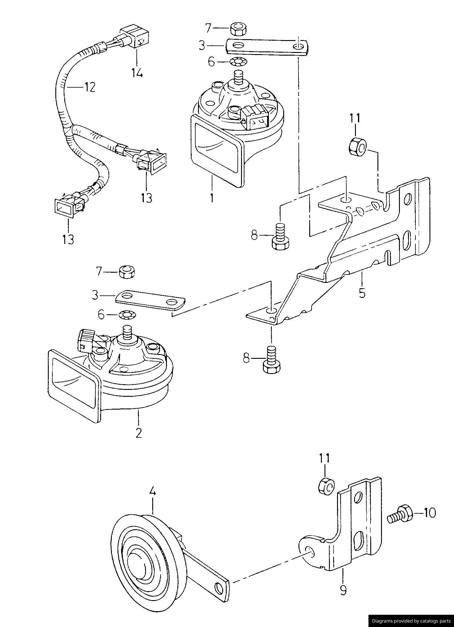 Car part diagram