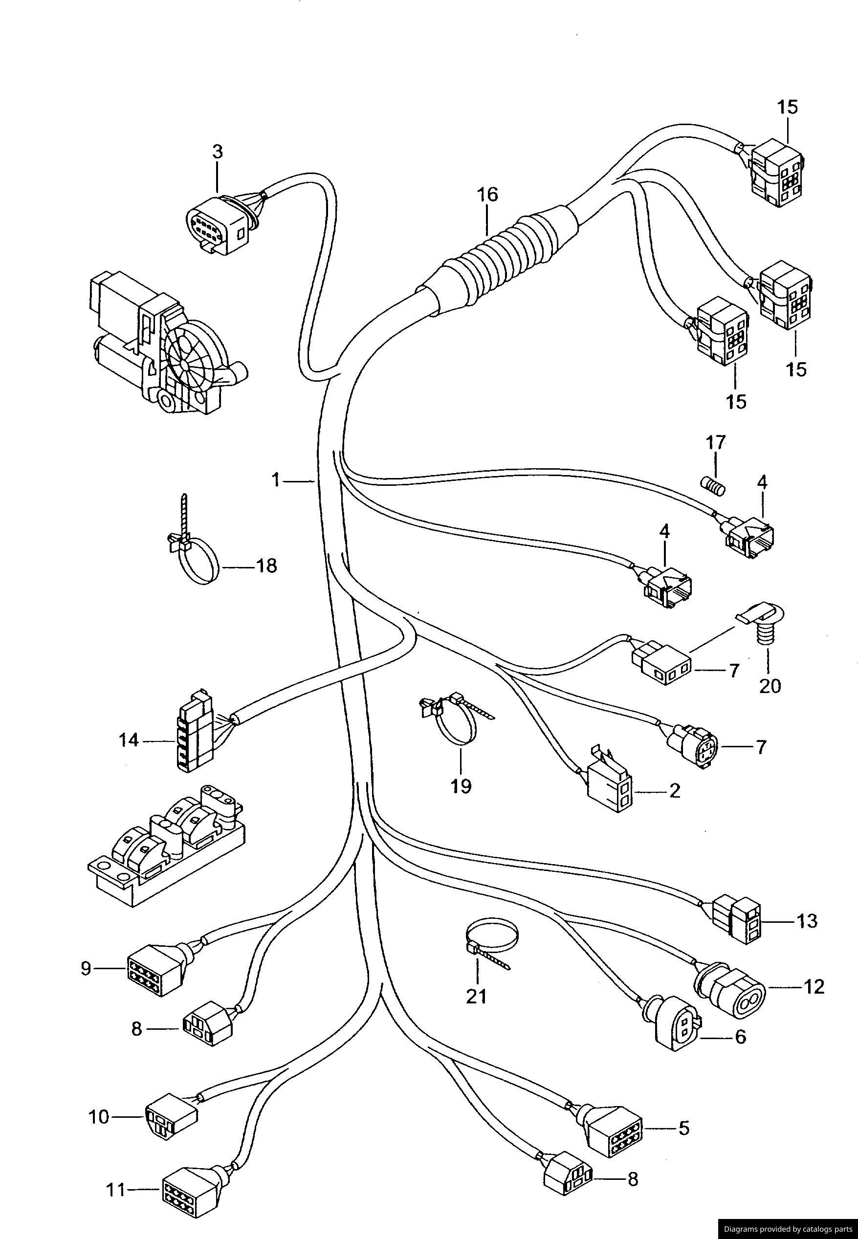 Car part diagram