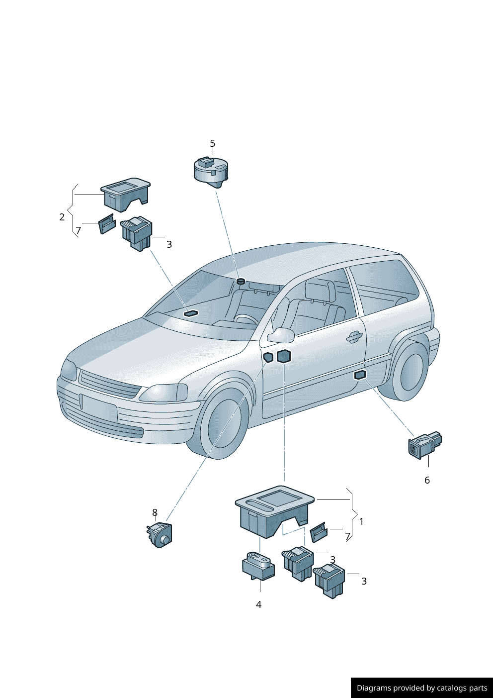Car part diagram