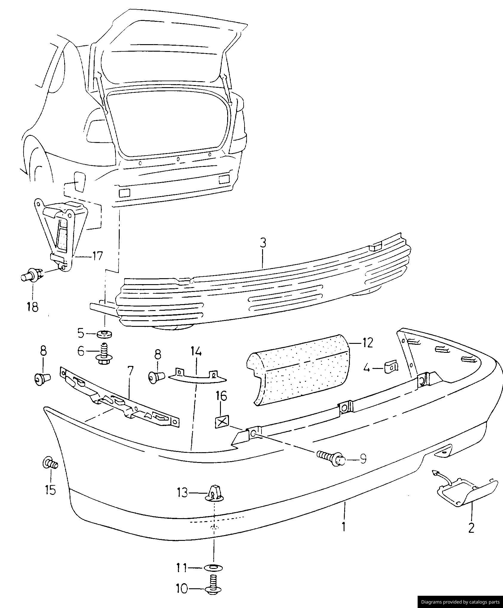 Car part diagram