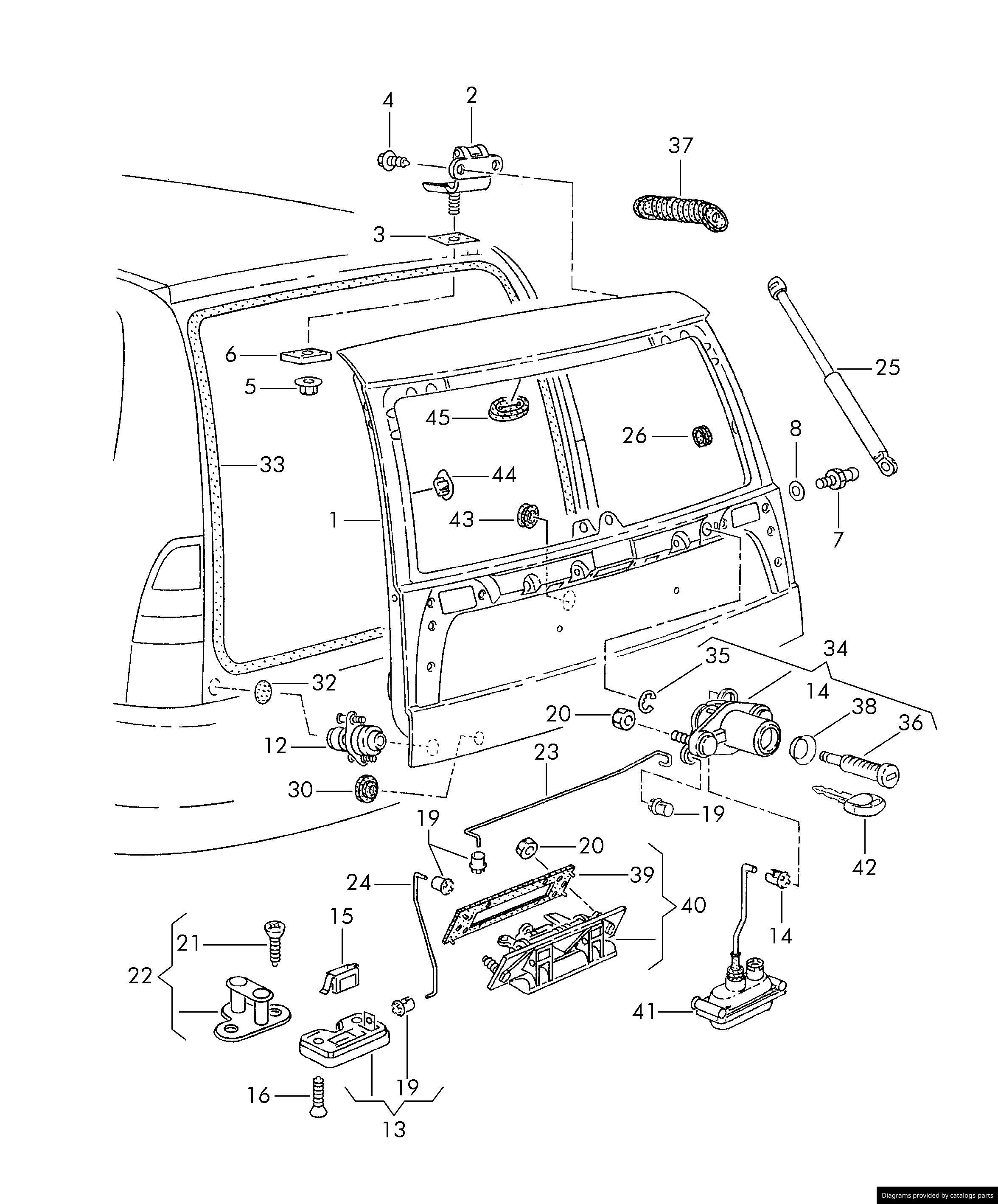 Car part diagram