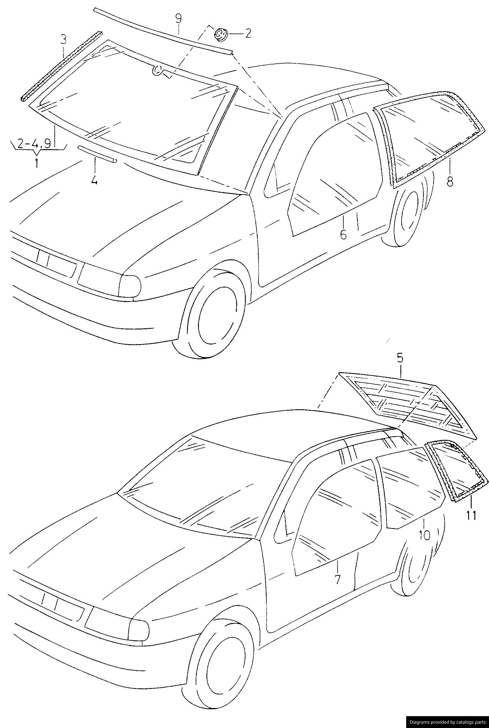 Car part diagram