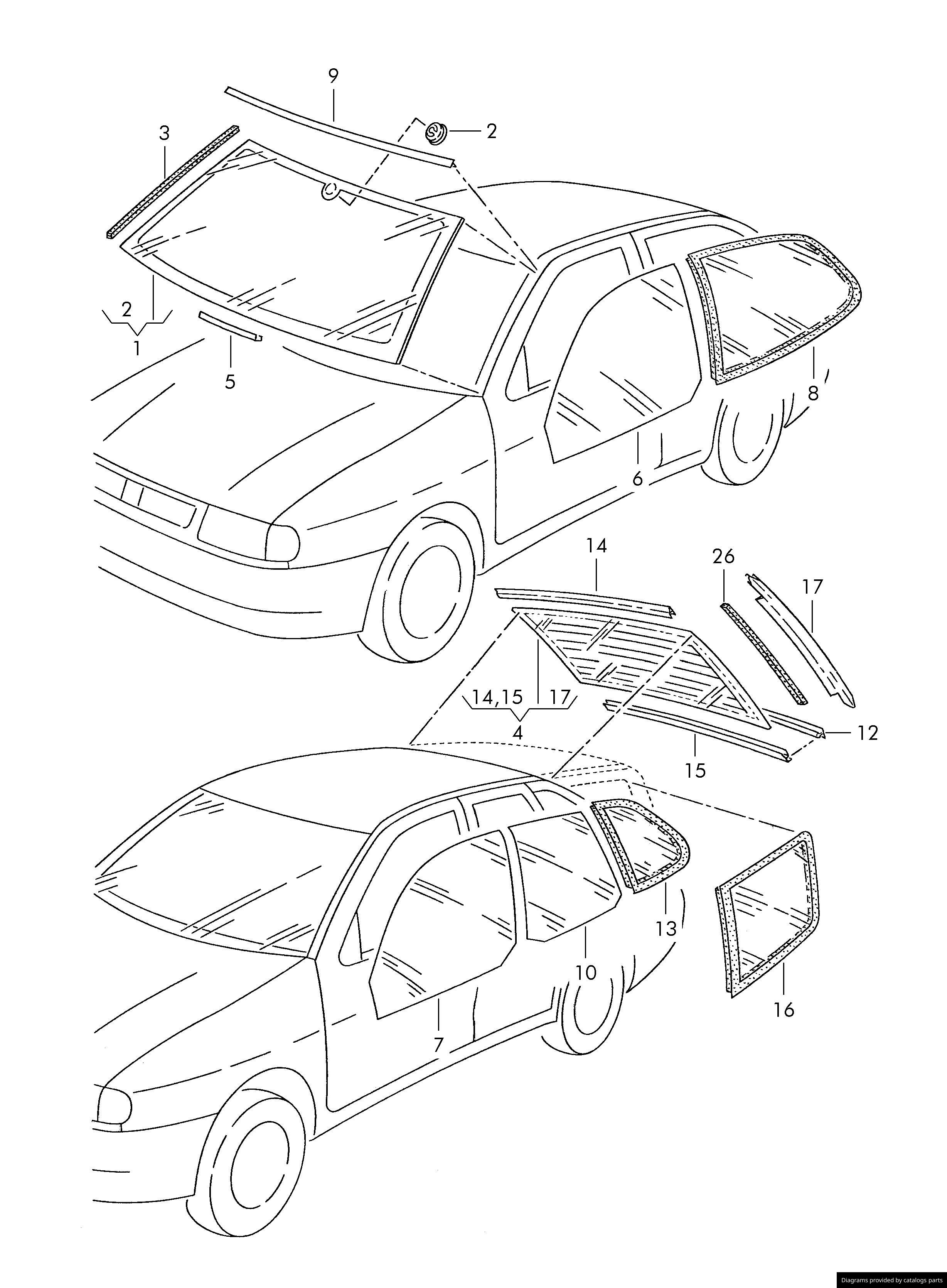 Car part diagram