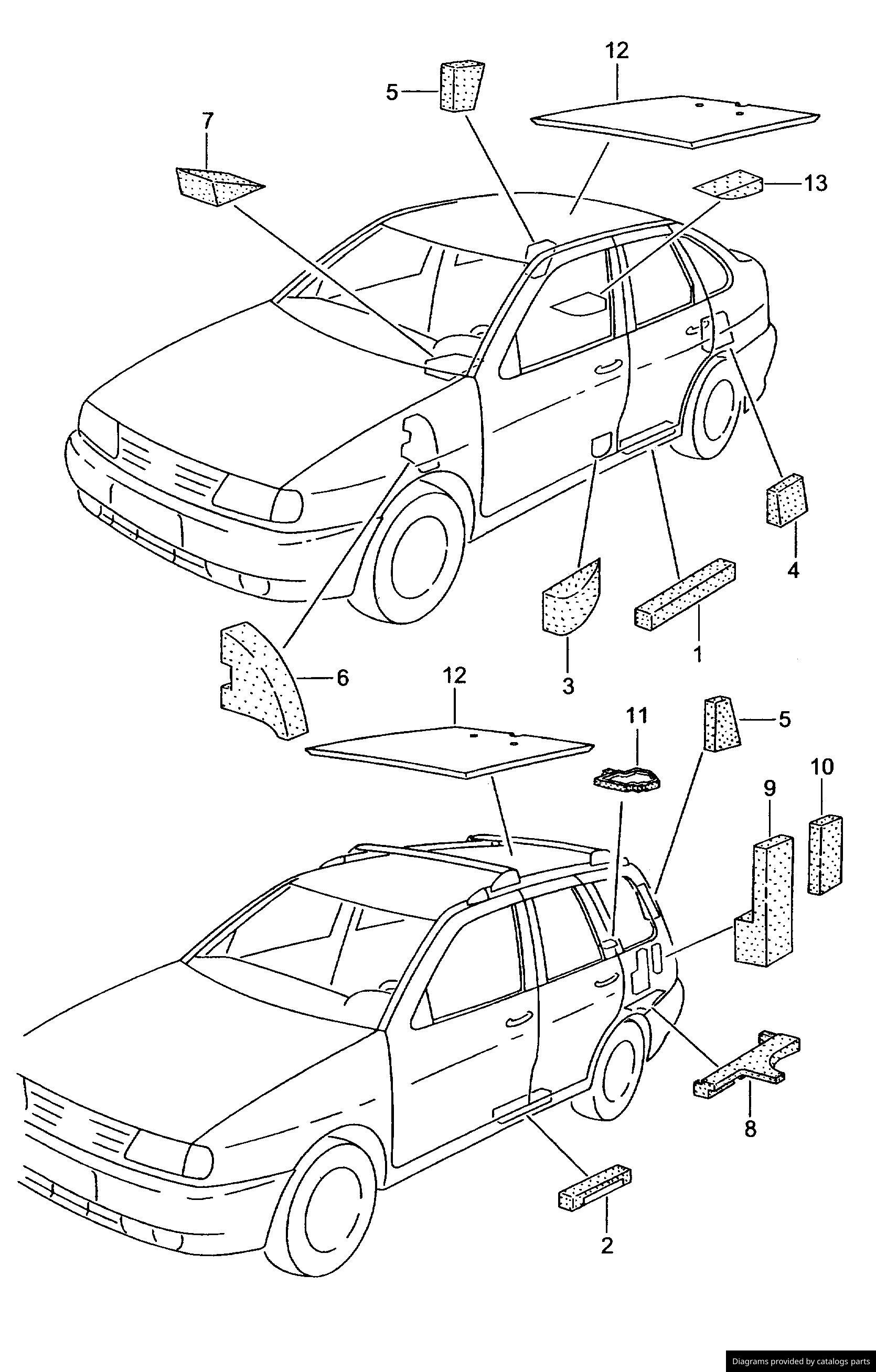 Car part diagram