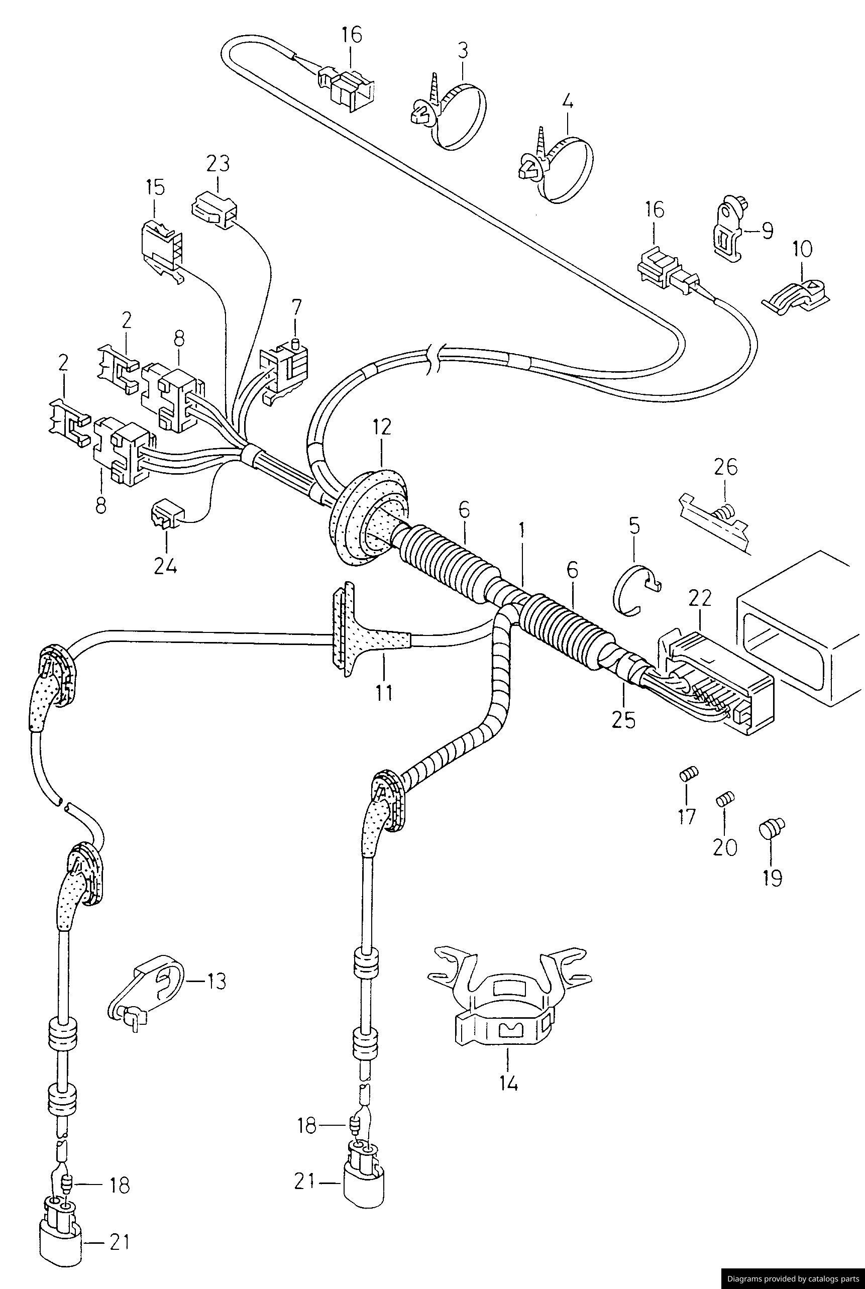 Car part diagram