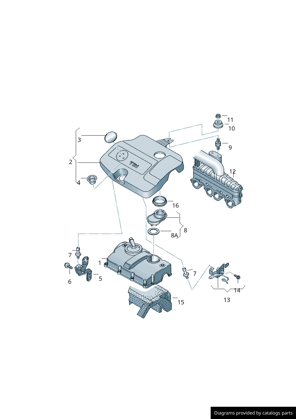 Car part diagram