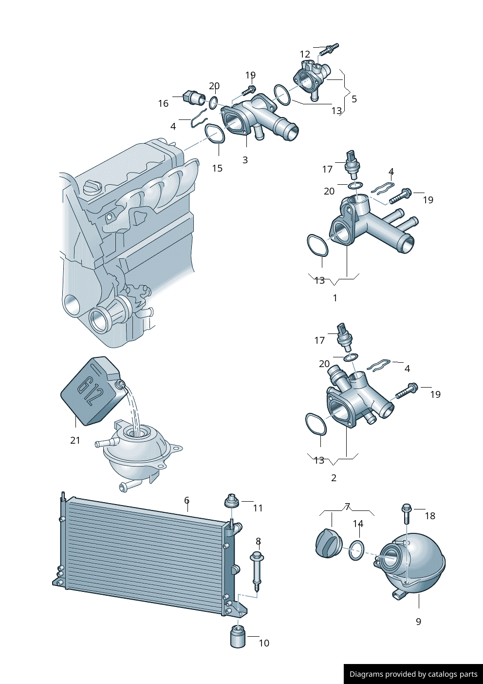 Car part diagram