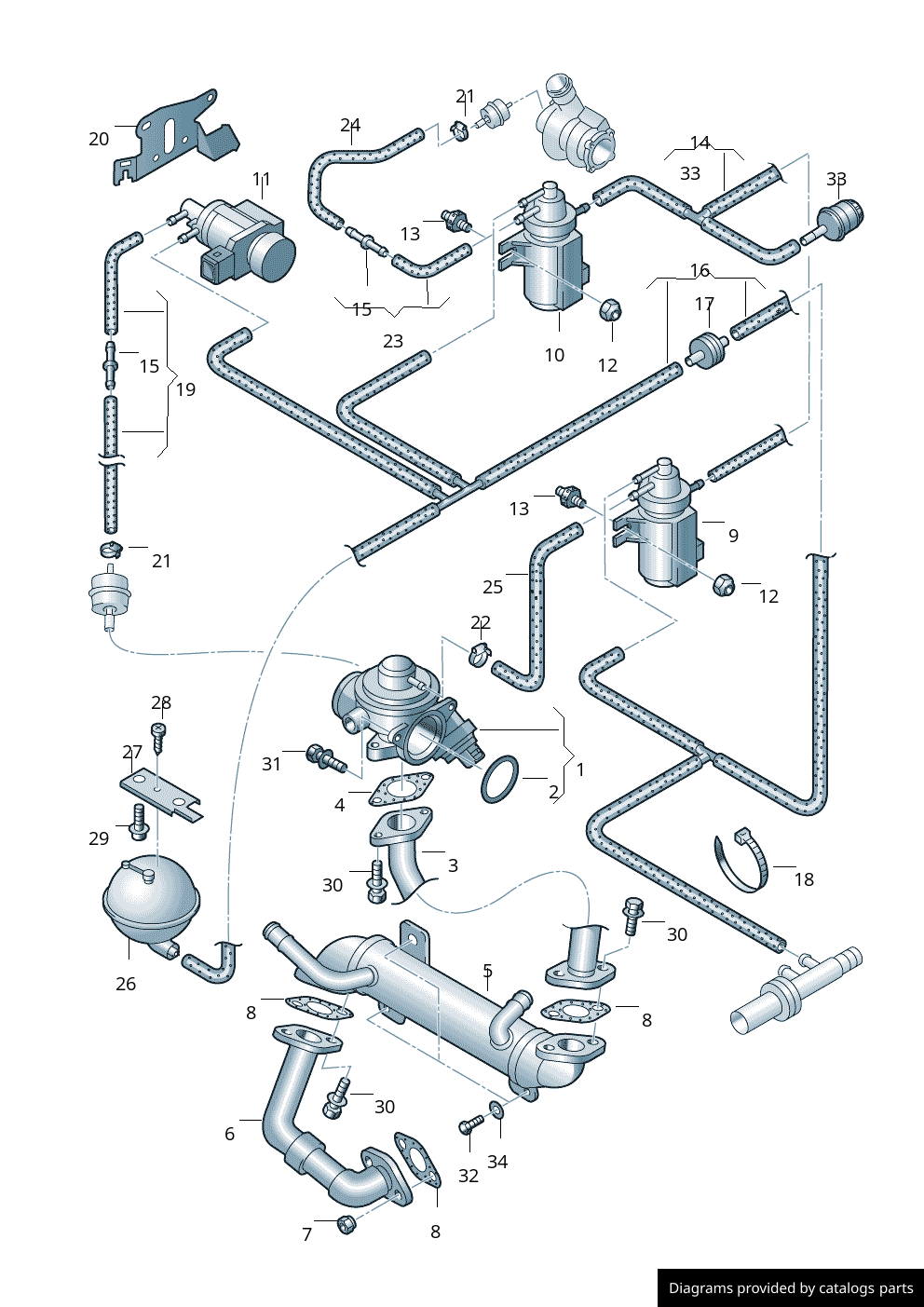 Car part diagram
