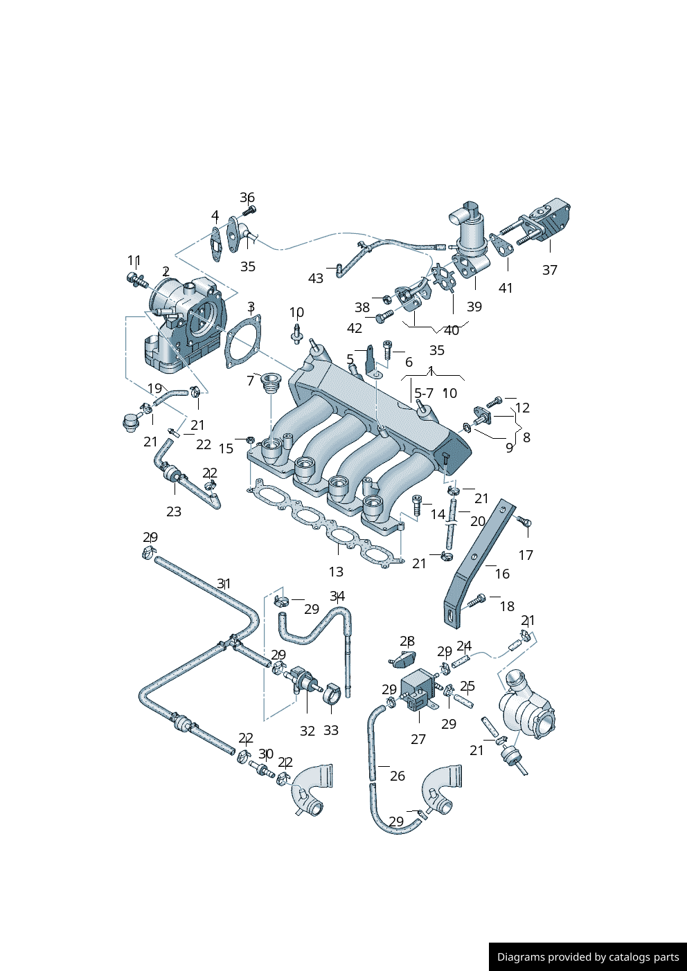 Car part diagram