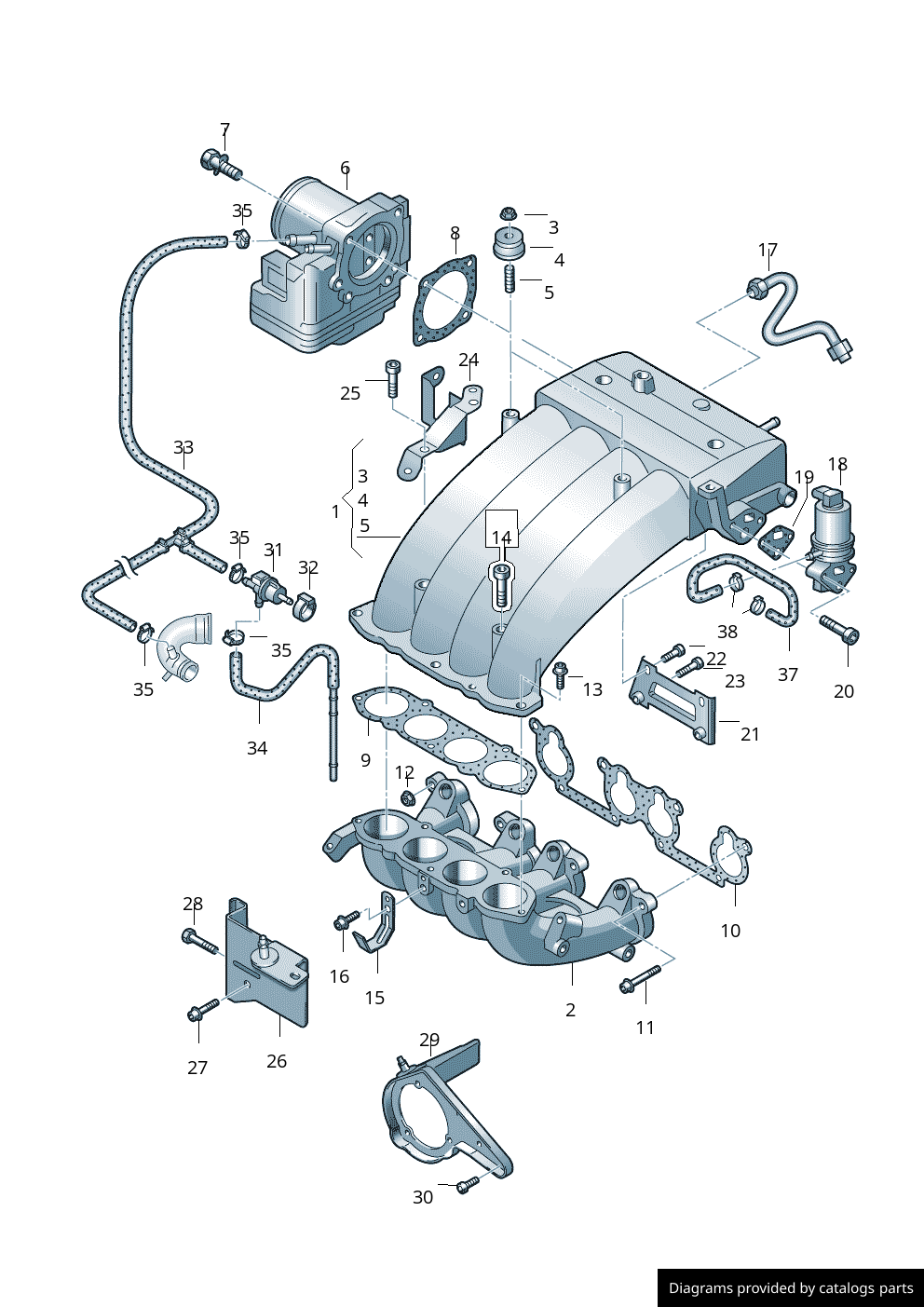 Car part diagram