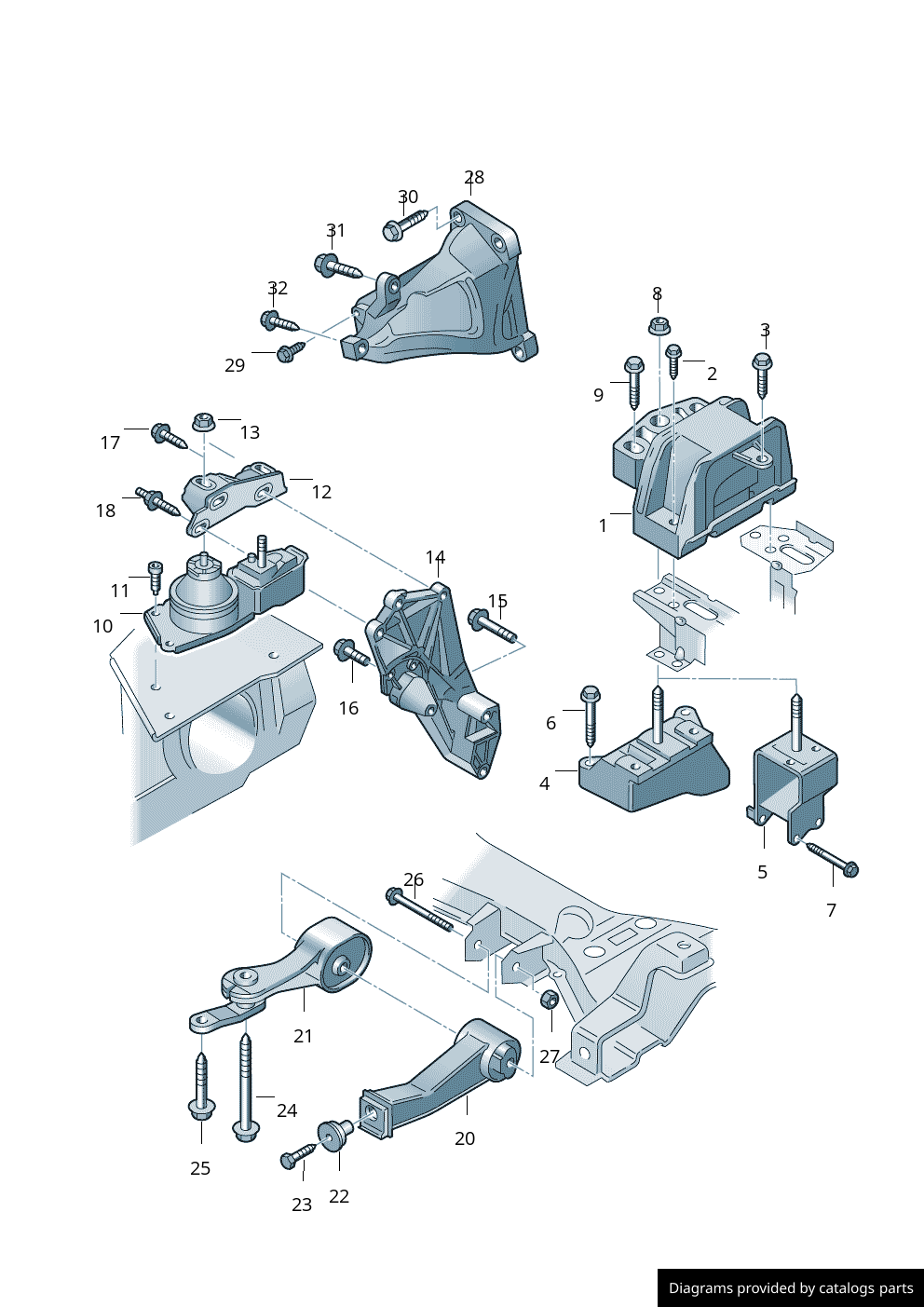 Car part diagram