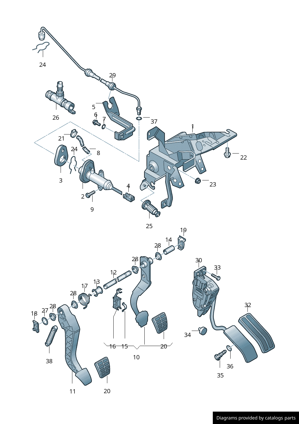 Car part diagram