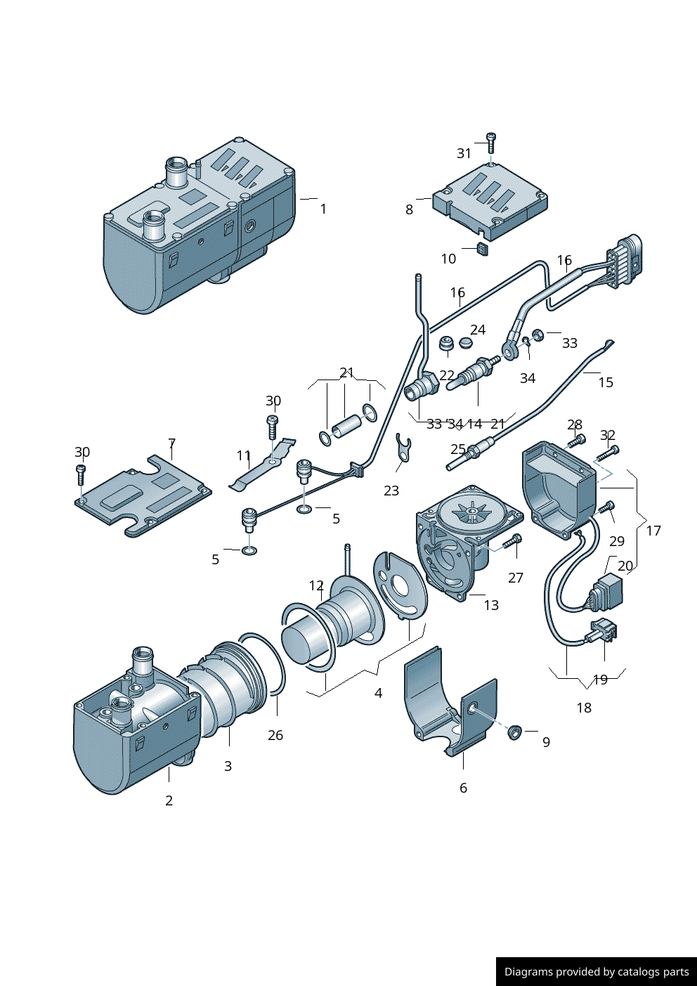Car part diagram