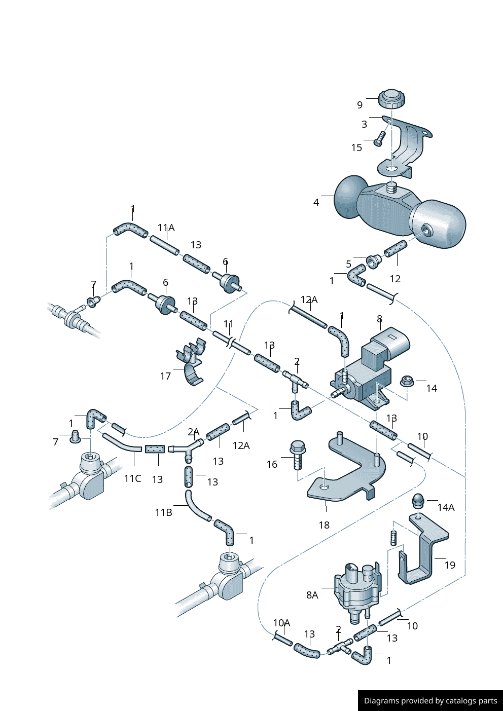 Car part diagram