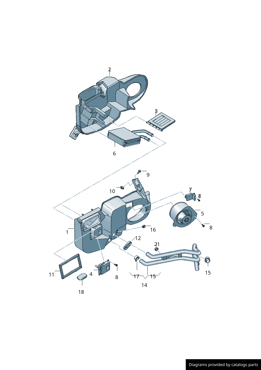 Car part diagram