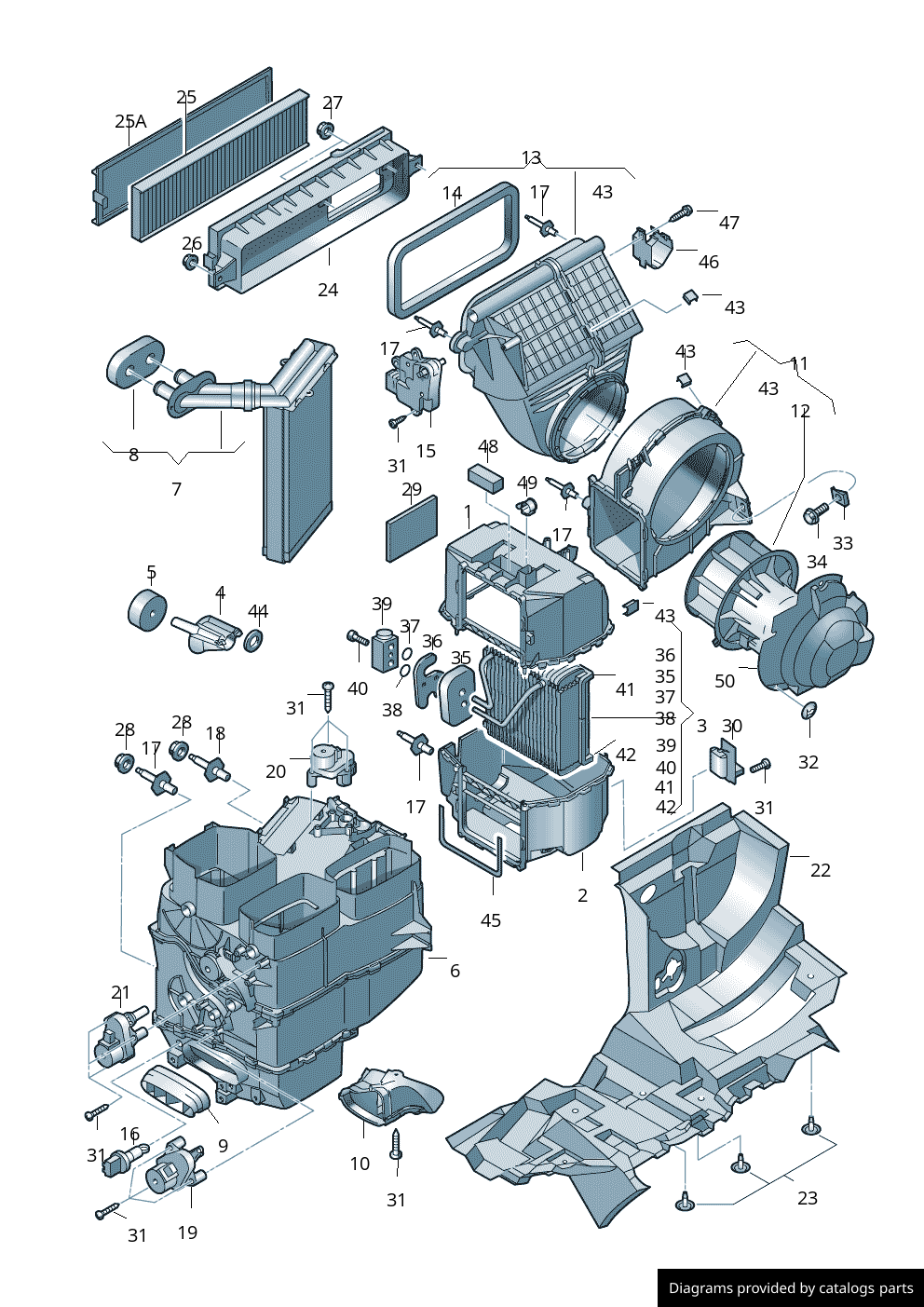 Car part diagram