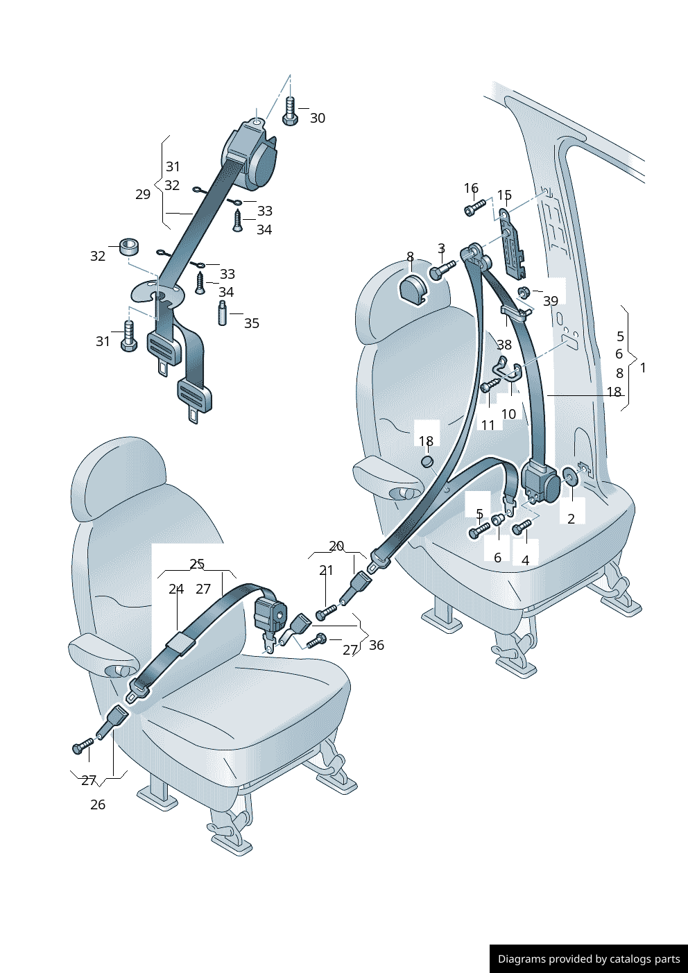 Car part diagram