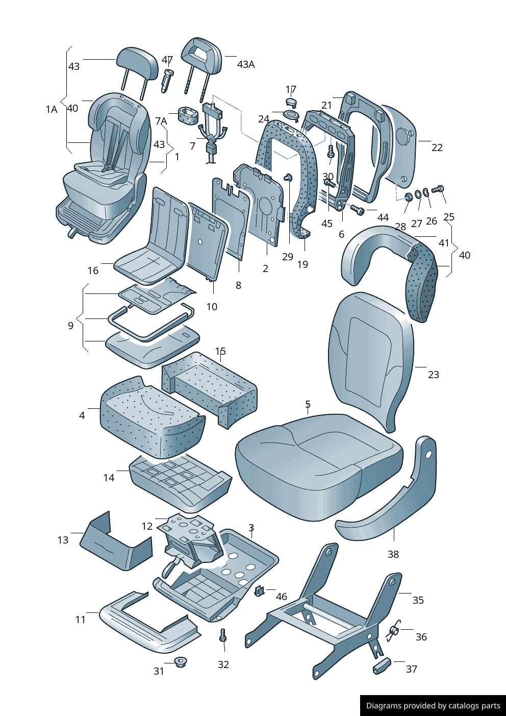 Car part diagram