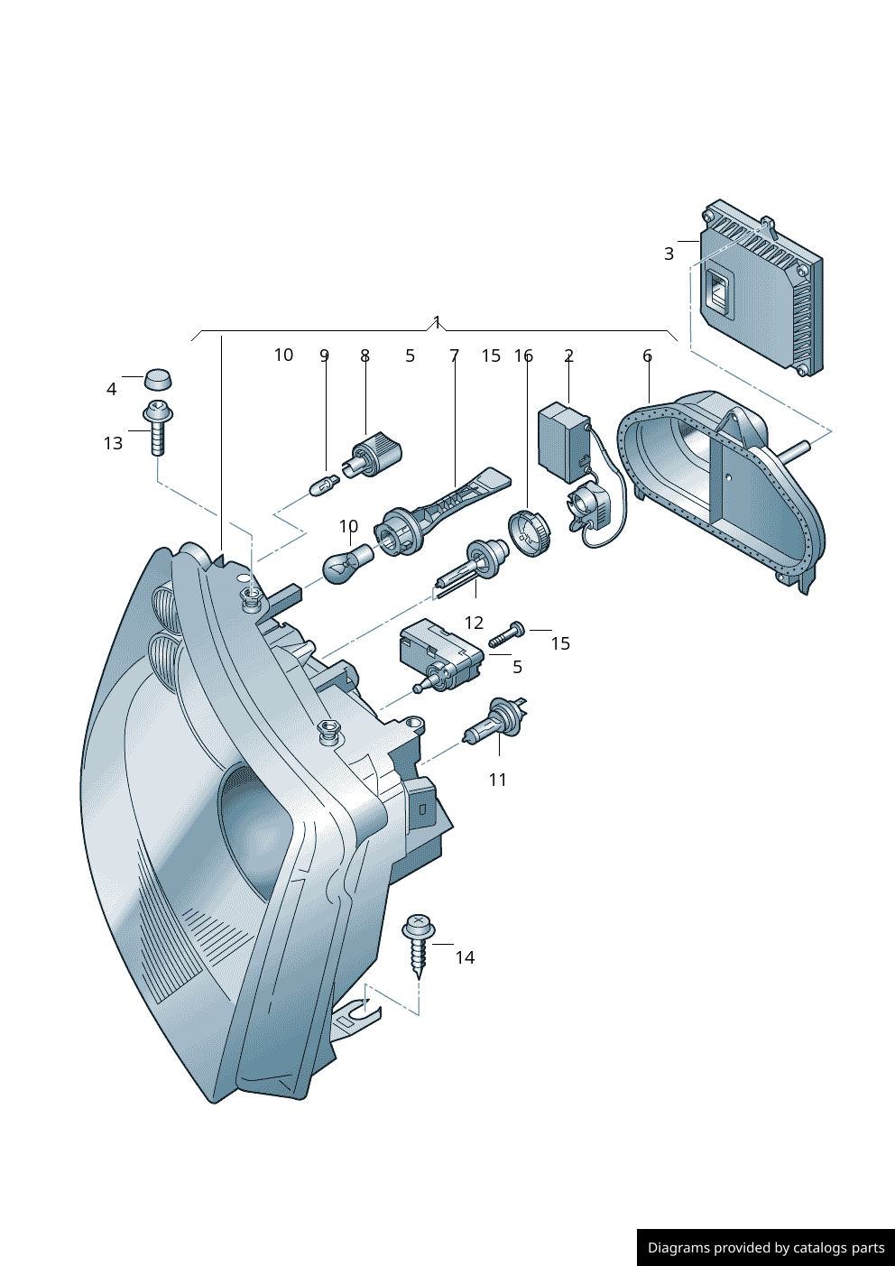 Car part diagram