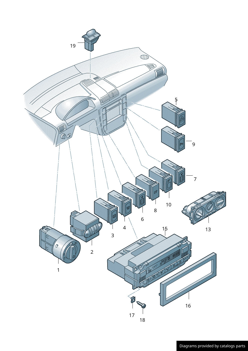 Car part diagram