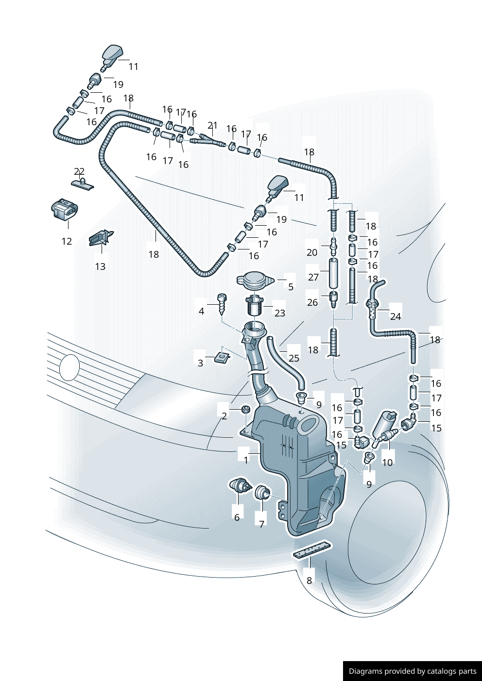Car part diagram