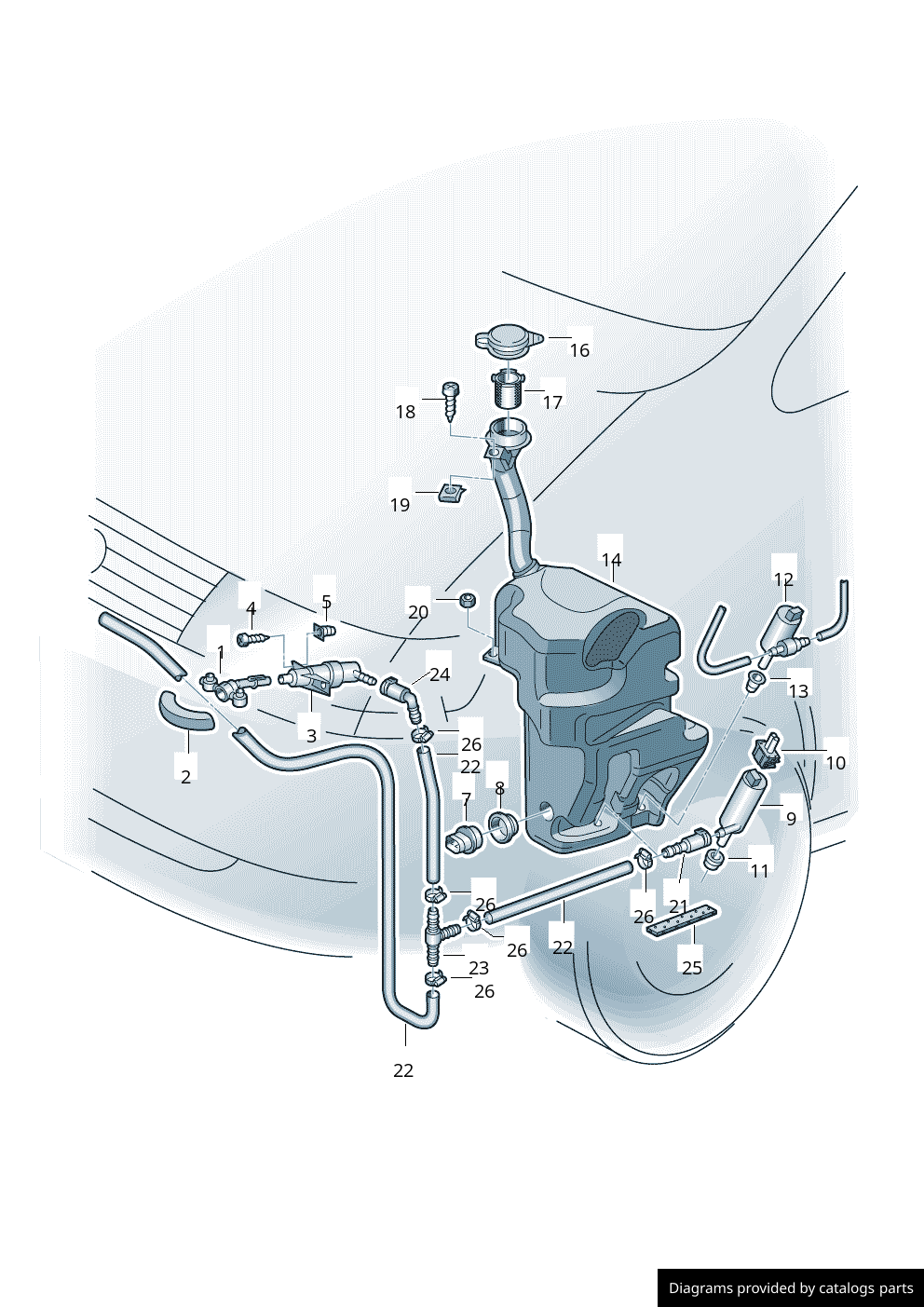 Car part diagram