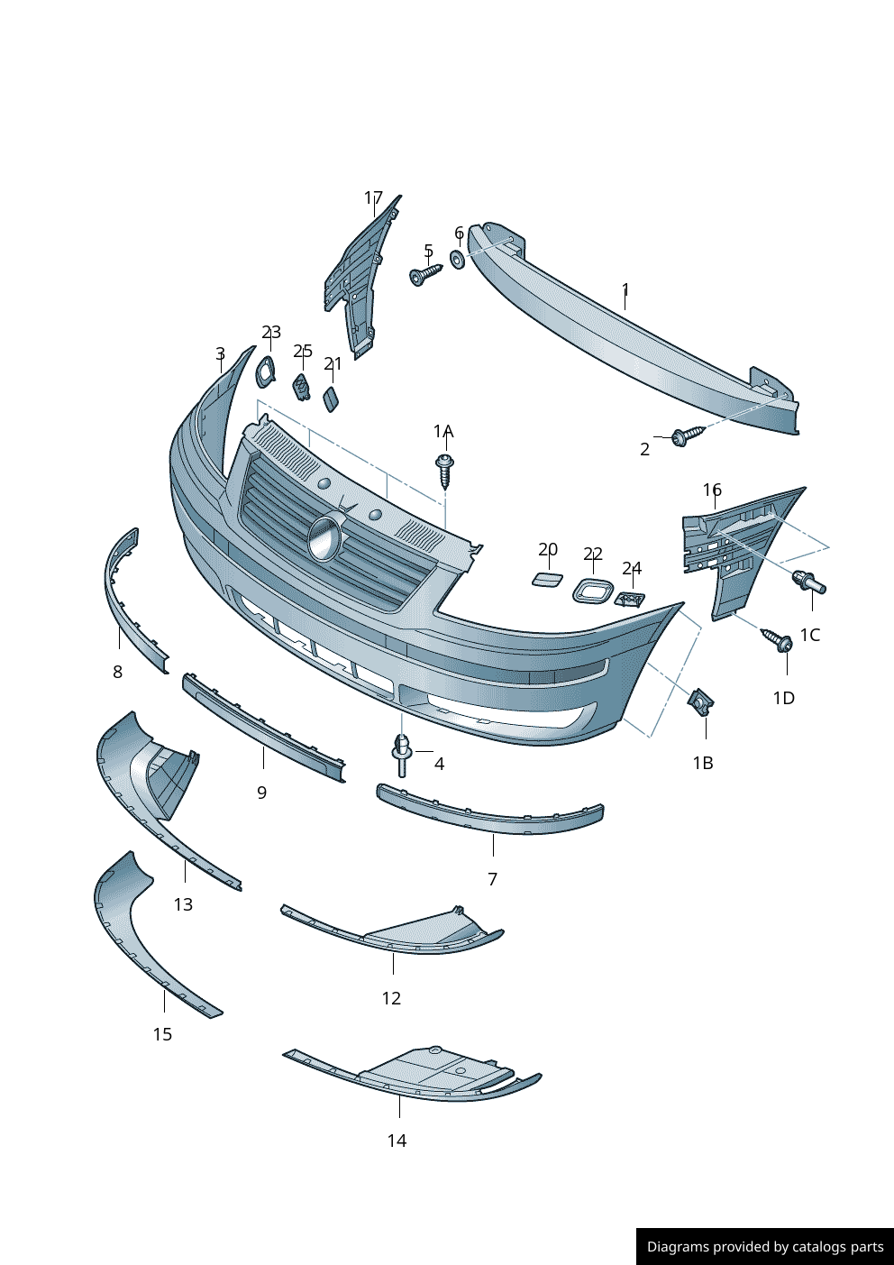 Car part diagram