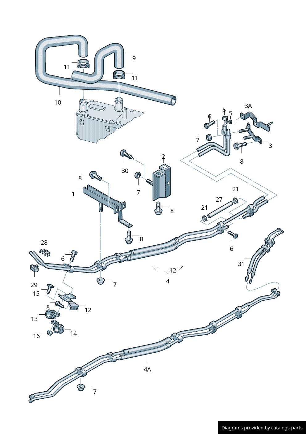 Car part diagram