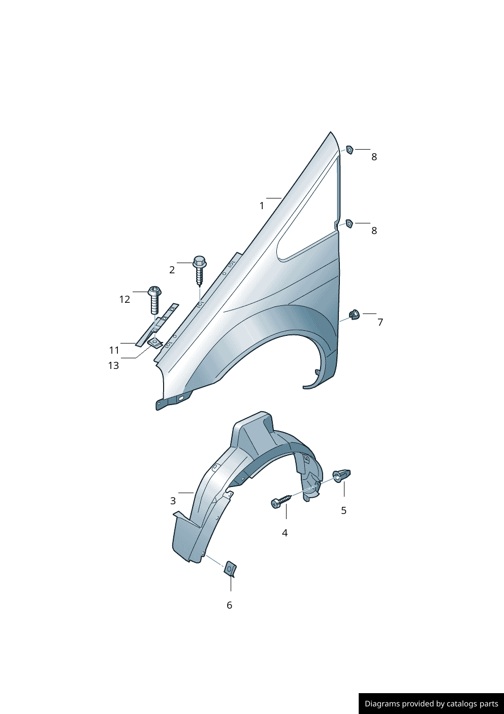 Car part diagram