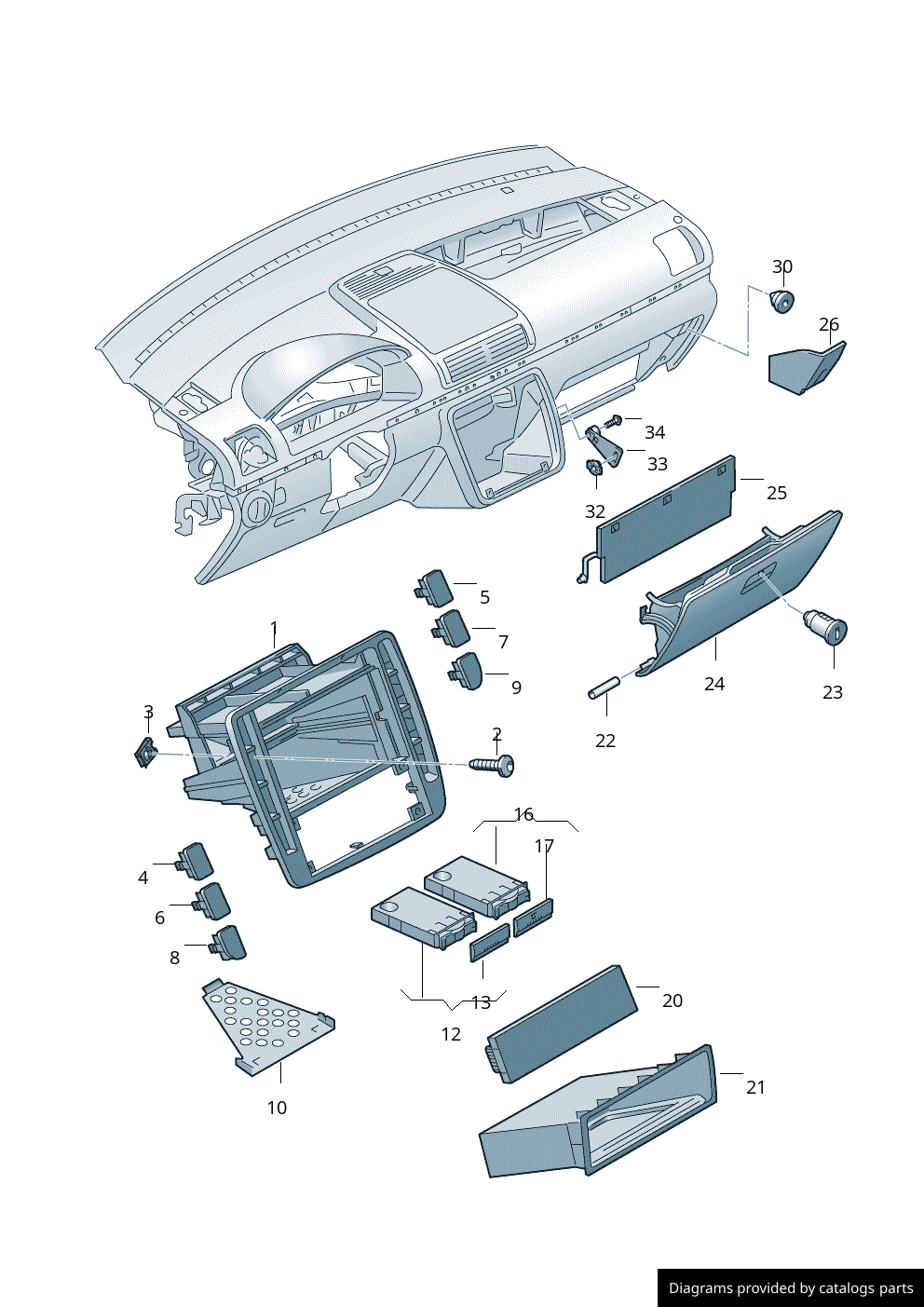 Car part diagram