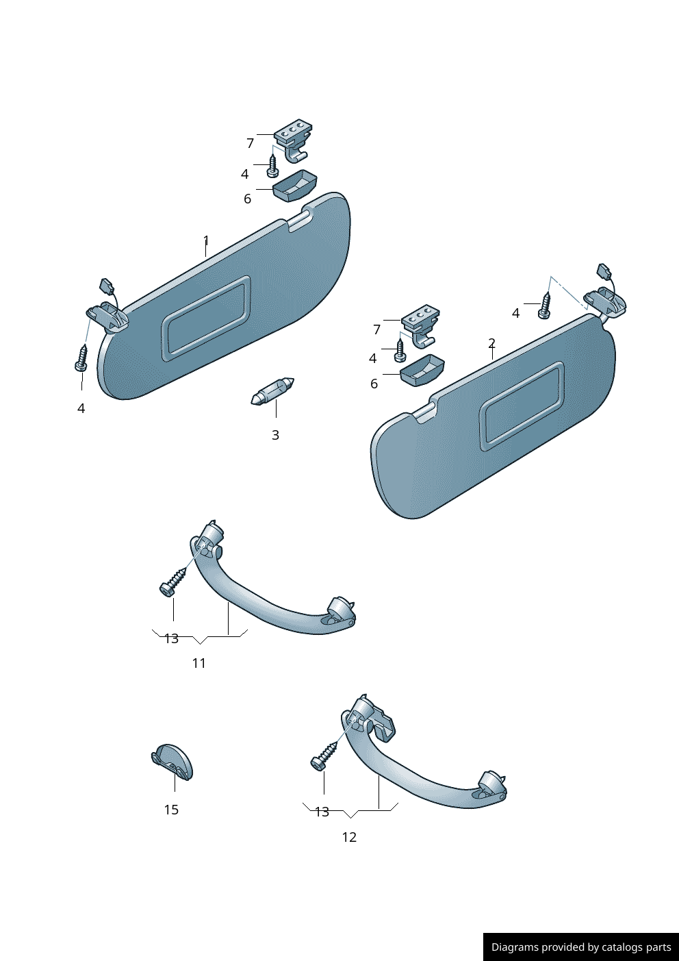 Car part diagram