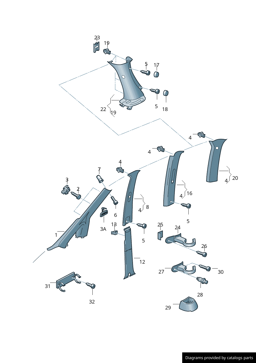 Car part diagram