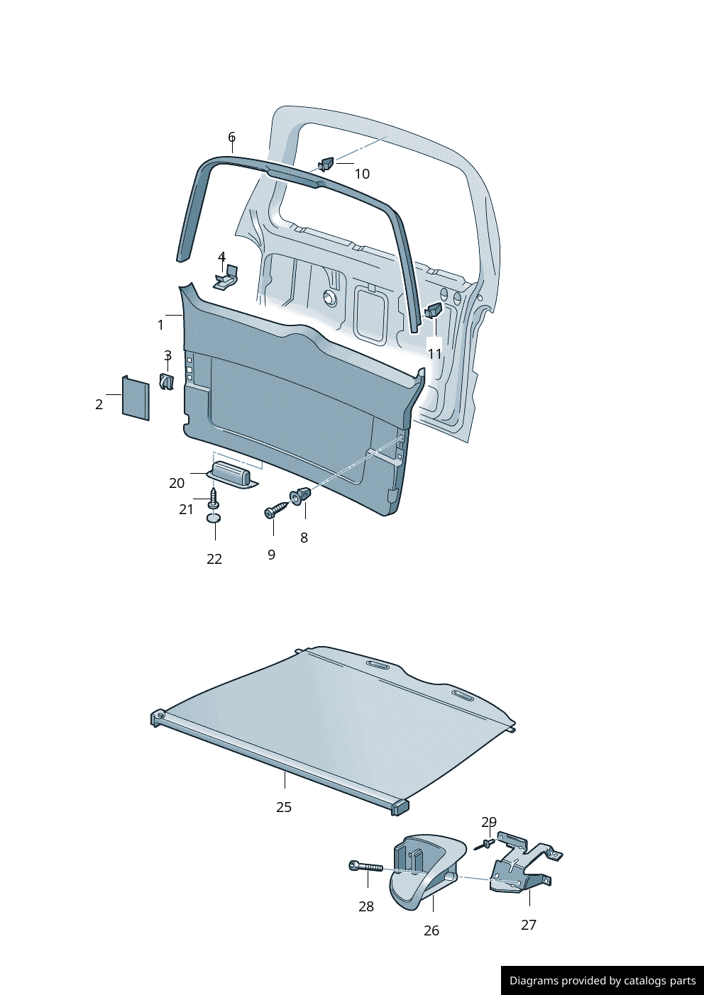Car part diagram