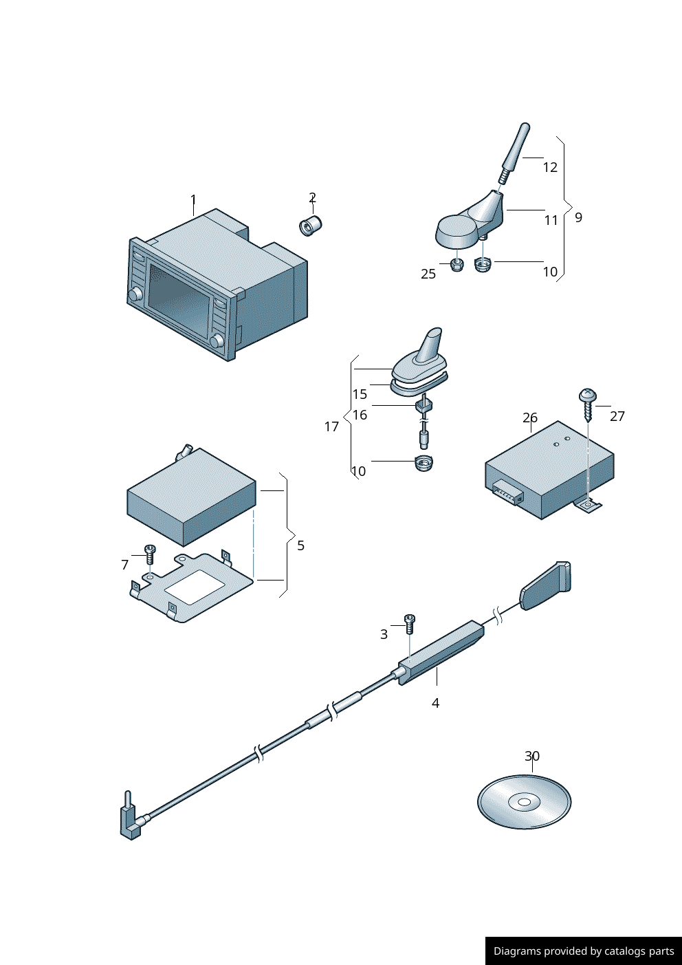 Car part diagram